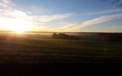 Sonnenuntergang Haarstrang